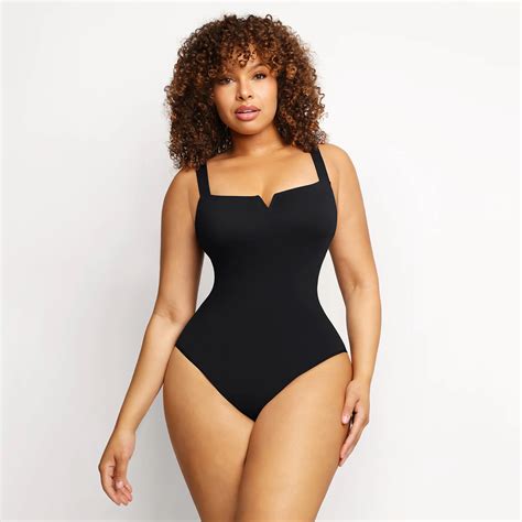 Attractive Streetwear Compression Bodysuit Shapewear For Women Tummy