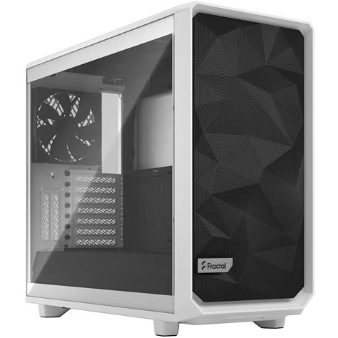 Buy Fractal Design Meshify White Tg Clear Tint Fd C Mes A Pc