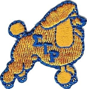 Amazon Sigma Gamma Rho Poodle Iron On Patch R