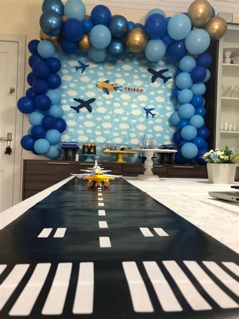 Tema Avião Planes Birthday Party Airplane Birthday Party Decorations