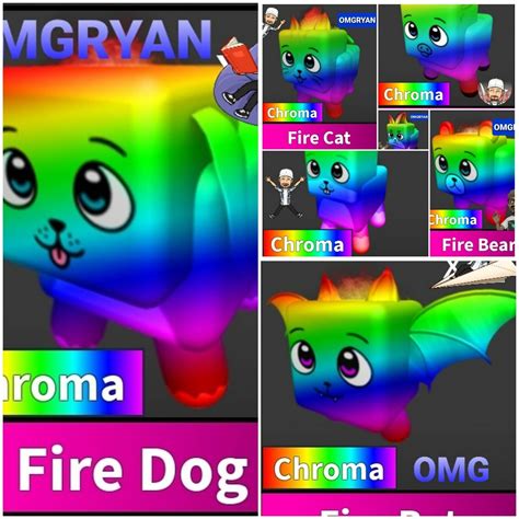 Roblox Murder Mystery 2 Chroma Pet Pack Mm2 Godly Knives And Guns Ebay