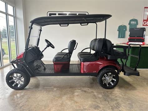 2023 E Z Go Express™ L6 Gas Inferno Red Handm Golf Cart Sales