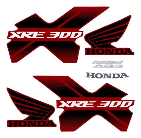 Kit Adesivos Honda Combined Abs Xre Vermelha Mercadolivre