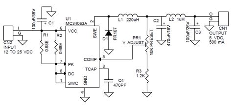 V Step Down Dc Dc Converter Electronics Lab