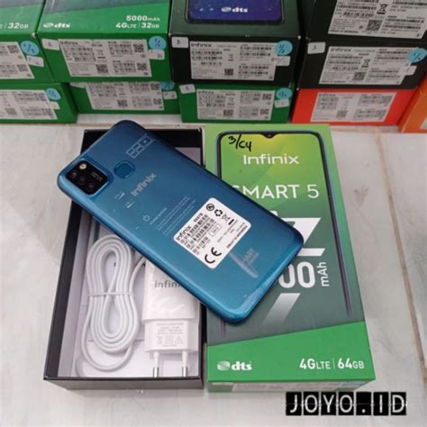 Jual Infinix Smart 5 364 Second Original Fullset Hp Seken Murah