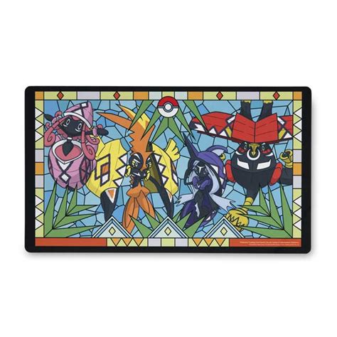 Pokémon Tcg Island Guardian Stained Glass Playmat Pokémon Center