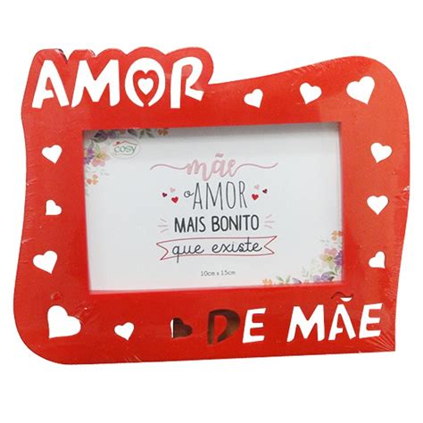 Porta retrato Amor de Mãe 10x15 Importados Lili