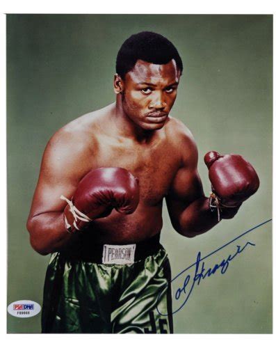 Joe Frazier Autographed Memorabilia Signed Photo Jersey