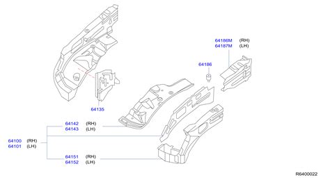 Nissan Pathfinder Fender Apron Reinforcement Left F Zs Ma