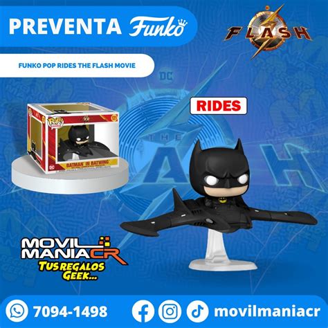 Preventa Funko Pop Rides The Flash Movie Batman In Batwing