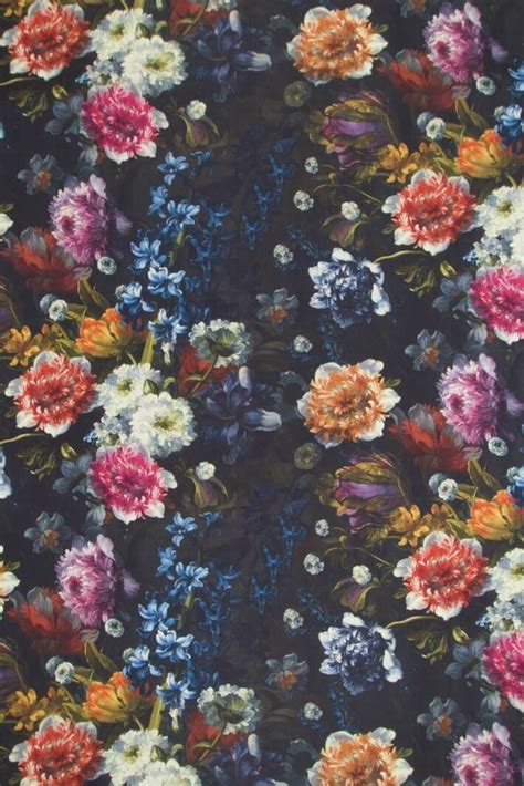 Bloemen Print Stof Voordelig Online Bestellen Decostoffen