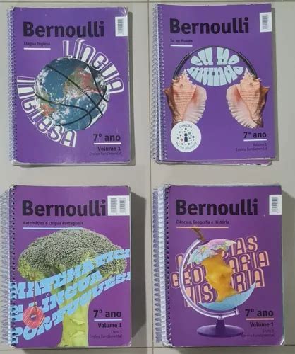 Livros Bernoulli 7o Ano Ensino Fundamental Frete grátis