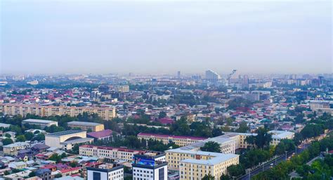 Uzbekistan Tashkent September Top View From The Observation