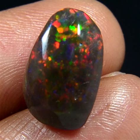 Ethiopian Fire Opal Assortment Black And White Np Gov Lk