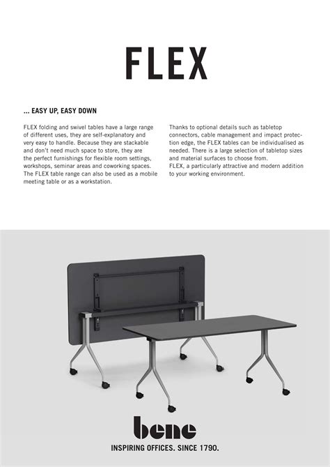 Product Data Sheet Bene Flex By Bene Office Issuu