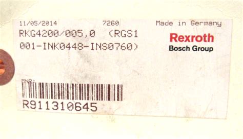 NEW REXROTH RKG4200 005 0 FEEDBACK CABLE RKG42000050 SB Industrial