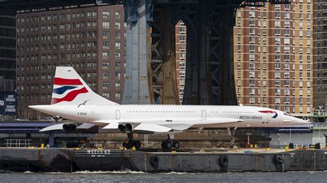 Concorde supersonic jet returns to Intrepid Museum