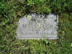 George Mccullough Find A Grave Memorial