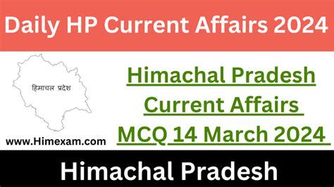 Daily Hp Current Affairs March Himexam