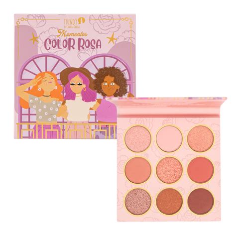 Paleta De Sombras Trendy Momentos Color Rosa Norimakeup