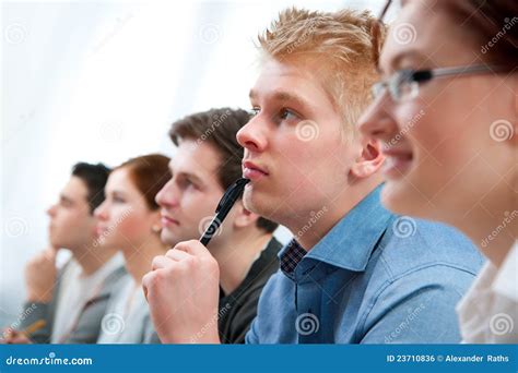 Group of Students in Classroom Stock Photo - Image of cool, lecture ...