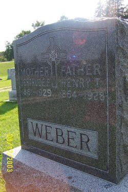 Henry T Weber M Morial Find A Grave