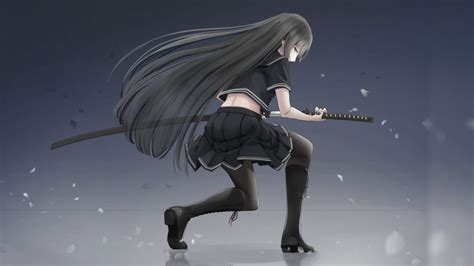 Girl Katana Wallpapers Wallpaper Cave