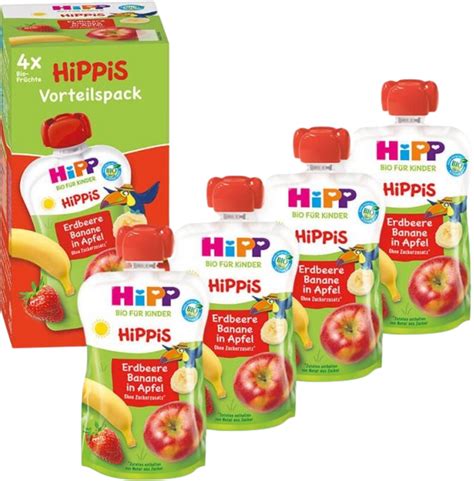 HiPP Bio HiPPiS Eper Banán Alma Csomag 400 g Piccantino Online Shop