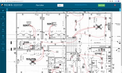 Visual Electrical Estimating Estimating With Rems Plan Editor