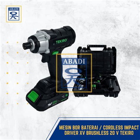 Jual Mesin Bor Baterai Cordless Impact Driver Xv Brushless V