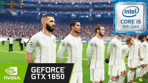 Pro Evolution Soccer 2018 GTX 1650m High Setting 1080p YouTube