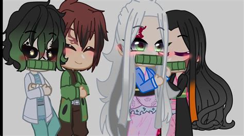 Nezuko Y Daki Jugando Gyutaro Y Daki Kamado Au My Au Gacha Club