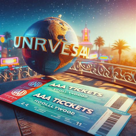 Aaa, Tickets for Universal Studios Hollywood