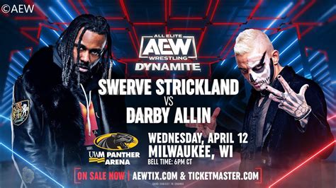 Swerve Strickland Vs Darby Allin Singles Match Aew Dynamite 184