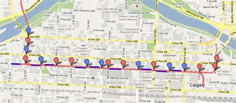 Calgary Transit System Map