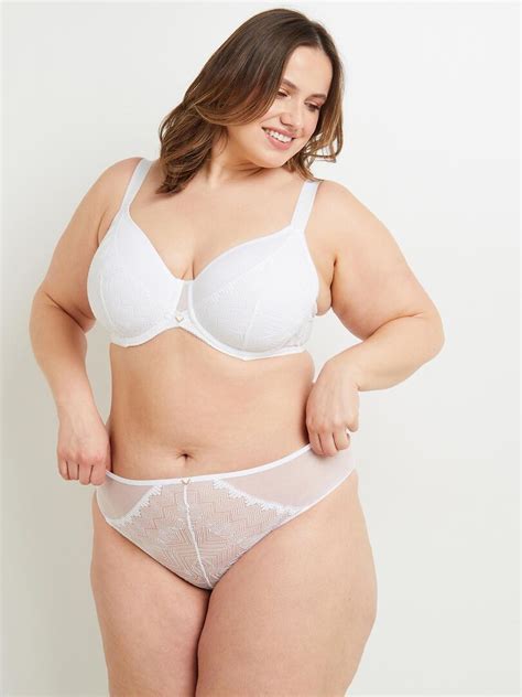 Shorty Doris Rougegorge Lingerie Blanc Kiabi