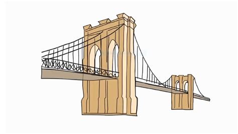 Drawing Brooklyn Bridge At Paintingvalley Explore Collection Of