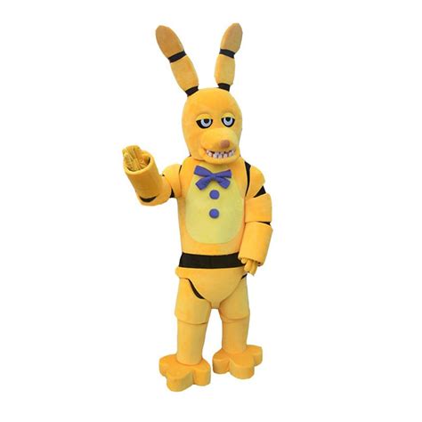 Cosplaydiy Unisex Mascot Costume Golden Bonnie Costume Cosplay For