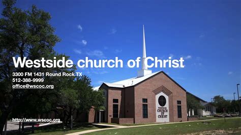 Westside Church Of Christ Live Youtube