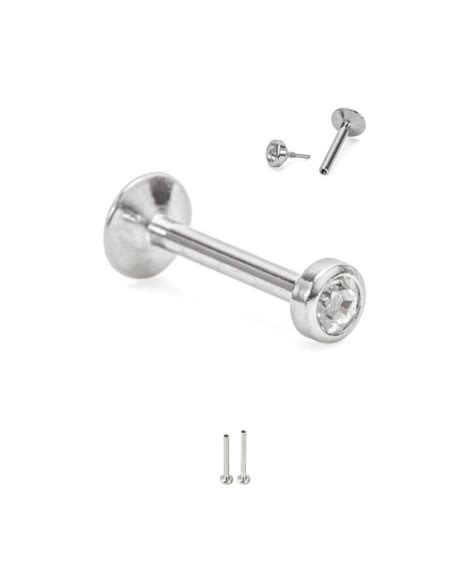 Blow Out Sale L Surgical Steel Labret Screw Nose Stud Mm