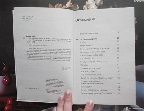 Внутренняя опора. Анна Бабич - «Книга-конспект. Всё кратко и по делу ...