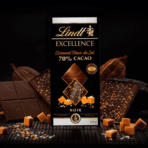 Темный шоколад Lindt Excellence 70% c солёной карамелью | отзывы