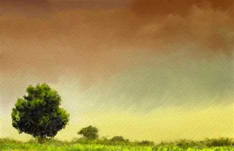 Coimbatore India Landscape Painting By Momentsofmagic On Deviantart