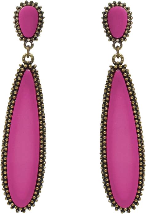 Ole Ole Flamenco Valencia Pink Earrings For Women Spanish