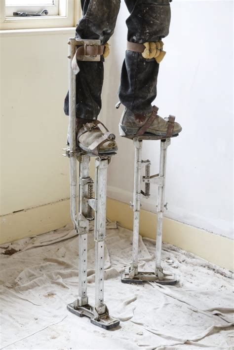 Stilts For Plastering Gloucester Plasterer By Pure Plastering Services