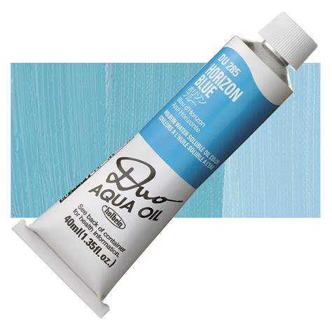 Holbein Duo Aqua Water Soluble Oils Horizon Blue Ml Tube Blick