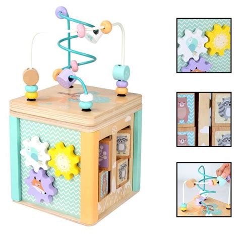 Drfeify Jouets de boîte en bois Boîte en bois jouets éducatifs