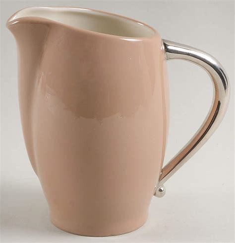 Cocoa Rose Coupe Platinum Trim Creamer By Flintridge Replacements