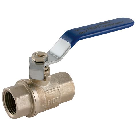 1 2 Bsp Brass Ball Valve Blue Handle Shepherd Hydraulics