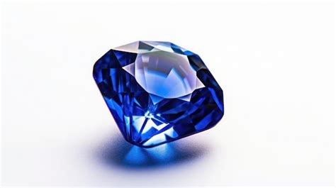 Premium AI Image | a photo of a close up sapphire gemstone isolated on ...